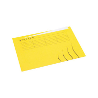 Jalema Secolor chemise pour dossier lignée avec onglet A4 paysage (25 pièces) - jaune 3164106 234734