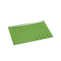 Jalema Secolor chemise pour dossier lignée avec onglet A4 paysage (25 pièces) - vert 3164108 234735