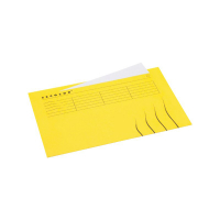Jalema Secolor chemise pour dossier lignée avec onglet folio (25 pièces) - jaune 3164506 234738