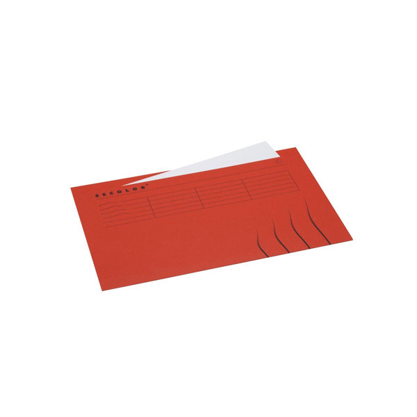 Jalema Secolor chemise pour dossier lignée avec onglet folio paysage (25 pièces) - rouge 3164515 234740 - 1