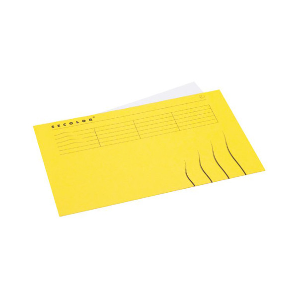 Jalema Secolor chemise pour dossier lignée folio paysage (25 pièces) - jaune 3163506 234730 - 1