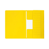 Jalema Secolor dossier à 3 rabats en carton folio XL (10 pièces) - jaune 3183806 234712