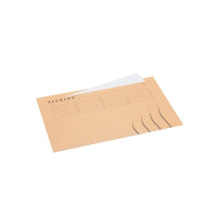 Jalema Secolor sous-chemise lignée avec onglet folio paysage (25 pièces) - chamois 3164504 234678