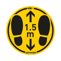 Jalema autocollant de sol rond pour garder distance pour les sols rugueux (2 pièces) 7999806 234748