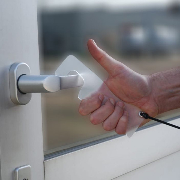 Jalema ouvre-porte mains libres en plexiglas (4 pièces) 7999808 234752 - 1