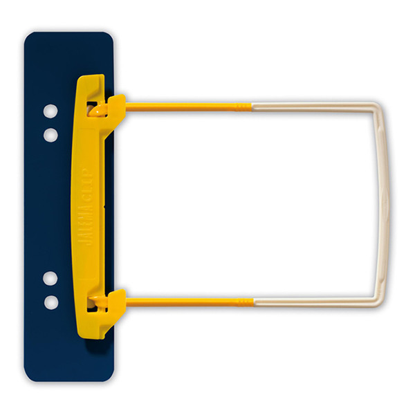 Jalema relieur d'archives clip avec bande de suspension (100 pièces) - jaune/blanc 5712525 234645 - 1