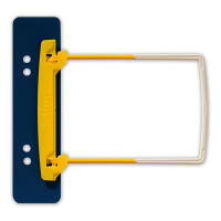 Jalema relieur d'archives clip avec bande de suspension (100 pièces) - jaune/blanc 5712525 234645