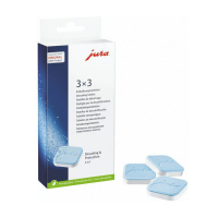 Jura pastilles de détartrage 2 en 1 pour machines à café (3 x 3 pièces)  SJU00007