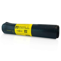 KOMO sacs-poubelle à lien coulissant 60 litres (20 pièces) SKO00001