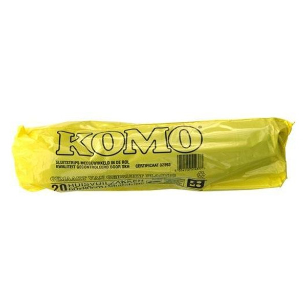 KOMO sacs-poubelle avec bande de fermeture 60 litres (20 pièces) 285010E SKO00001 - 1