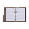 Kalpa A5 Clipbook organiseur avec recharge d'agenda semainier avec répartition par heure (1 semaine sur 2 pages) bilingue - brun noisette 262571 - 7