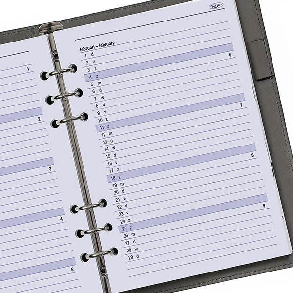 Kalpa A5 recharge pour agenda semainier 2026 (1 semaine sur 2 pages) bilingue 262559 - 5