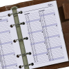 Kalpa Mini recharge pour agenda semainier 2026 (1 semaine sur 2 pages) bilingue 262569 - 4