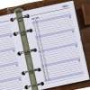 Kalpa Mini recharge pour agenda semainier 2026 (1 semaine sur 2 pages) bilingue 262569 - 5