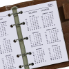 Kalpa Mini recharge pour agenda semainier 2026 (1 semaine sur 2 pages) bilingue 262569 - 6