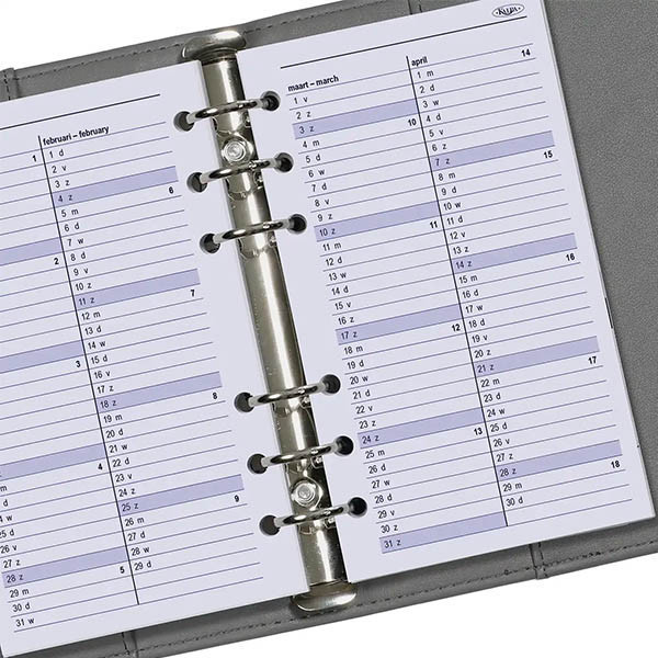 Kalpa Personal recharge pour agenda journalier 2026 (1 jour par page) bilingue 262561 - 4