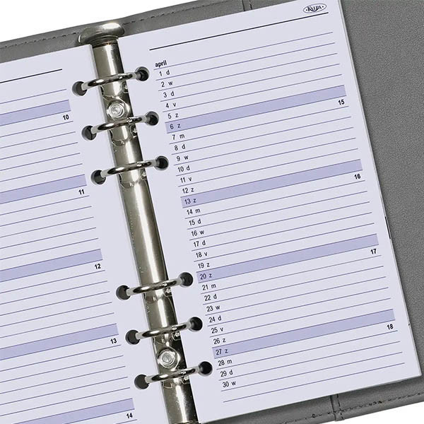 Kalpa Personal recharge pour agenda journalier 2026 (1 jour par page) bilingue 262561 - 5