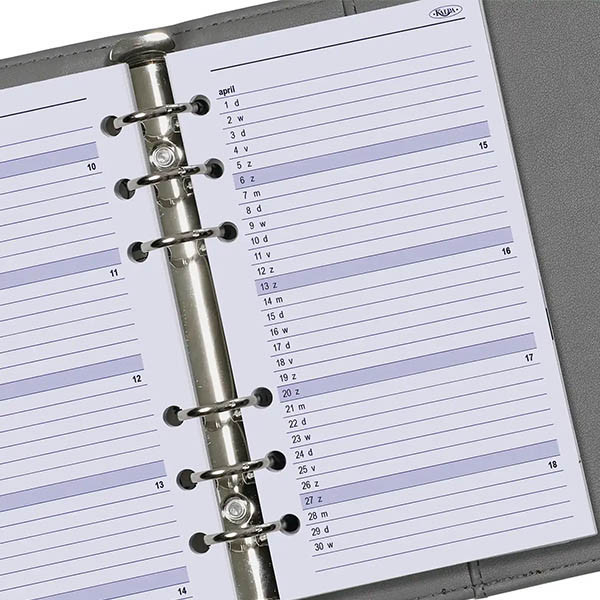 Kalpa Personal recharge pour agenda semainier 2026 (1 semaine pour 2 pages) bilingue 262562 - 5