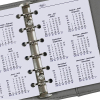 Kalpa Pocket recharge 2027 agenda semainier avec horaire,(1 semaine sur 2 pages) 4 langues 262598 - 3