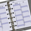 Kalpa Pocket recharge 2027 agenda semainier avec horaire,(1 semaine sur 2 pages) 4 langues 262598 - 4