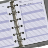 Kalpa Pocket recharge 2027 agenda semainier avec horaire,(1 semaine sur 2 pages) 4 langues 262598 - 5