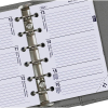 Kalpa Pocket recharge 2027 agenda semainier avec horaire,(1 semaine sur 2 pages) 4 langues 262598 - 6