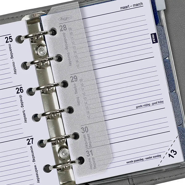Kalpa Pocket recharge pour agenda semainier 2026 (1 semaine sur 2 pages) bilingue 262568 - 3