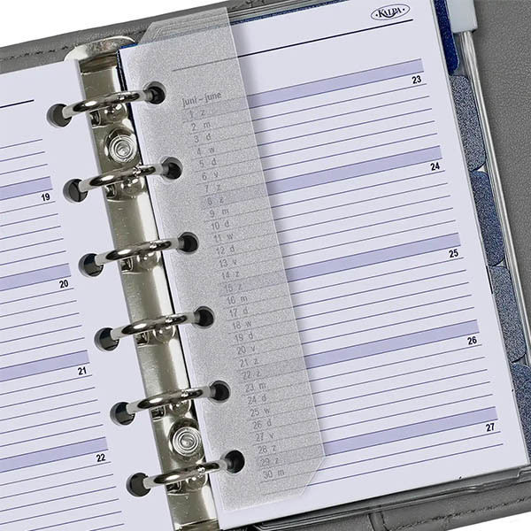 Kalpa Pocket recharge pour agenda semainier 2026 (1 semaine sur 2 pages) bilingue 262568 - 5