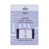 Kalpa recharge 2027 A5 agenda semainier avec horaire (1 semaine sur 2 pages) 4 langues 262596 - 2