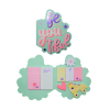 Kangaro Bonjour Babe notes repositionnables 056707 - 1