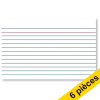 Offre : 6x Kangaro fiche Bristol lignée 148 x 105 mm (100 pièces) 205157 - 1