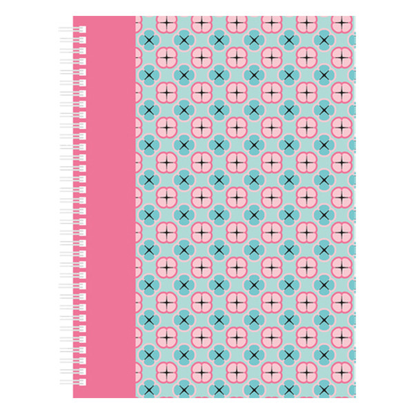 Kangaro Pink Mint Retro cahier à spirale A4 ligné 60 g/m² 160 feuilles K-21215 206883 - 1