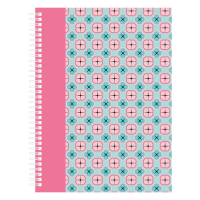 Kangaro Pink Mint Retro cahier à spirale A4 ligné 60 g/m² 160 feuilles K-21215 206883