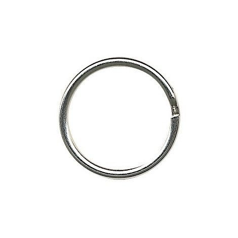 Kangaro anneaux porte-clés métalliques 20 mm (100 pièces) 205720 - 1