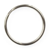 Kangaro anneaux porte-clés métalliques 25 mm (100 pièces)