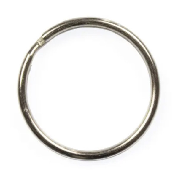 Kangaro anneaux porte-clés métalliques 30 mm (100 pièces) 205721 - 1