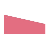 Kangaro bande de séparation trapèze 240 x 105 / 60 mm (100 pièces) - rose 0707013TR 205126