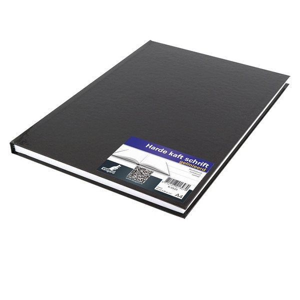 Kangaro carnet relié A4 ligné 80 feuilles - noir K-5520 204908 - 1