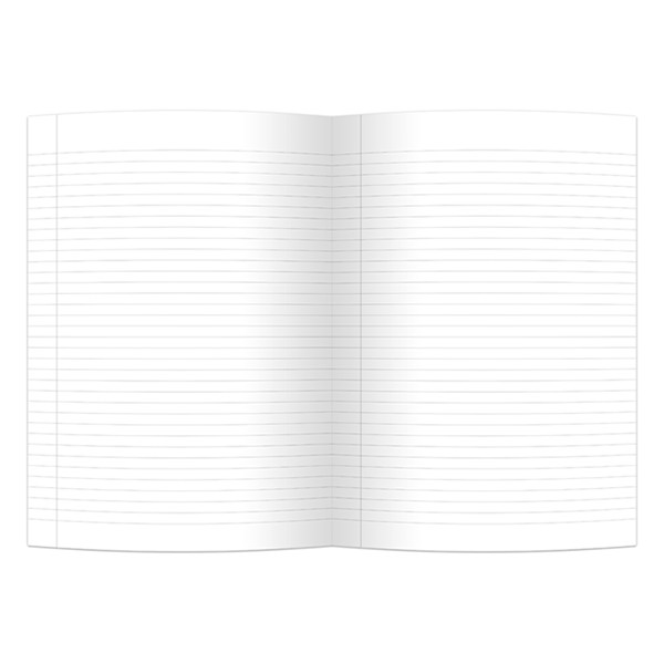 Kangaro carnet relié A4 ligné 80 feuilles - noir K-5520 204908 - 2