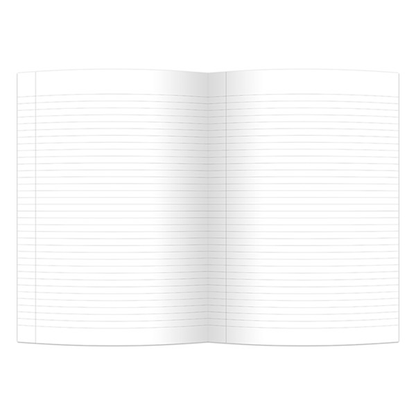 Kangaro carnet relié A4 ligné 80 feuilles - noir K-5520 204908 - 2