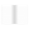 Kangaro carnet relié A4 ligné 80 feuilles - noir K-5520 204908 - 2