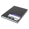 Kangaro carnet relié A5 ligné 80 feuilles - noir