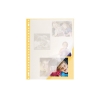 Kangaro carton photo A4 doré avec glassine 15 feuilles (23 anneaux) K-6618 204912