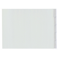 Kangaro intercalaires en plastique A3 paysage avec 5 onglets (4 trous) G305F-B 206735