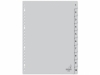 Kangaro intercalaires en plastique A4 avec 10 onglets (23 trous) - gris