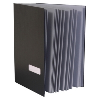 Kangaro parapheur à 20 compartiments A4 (recouvert de plastique) - noir 55674 205052