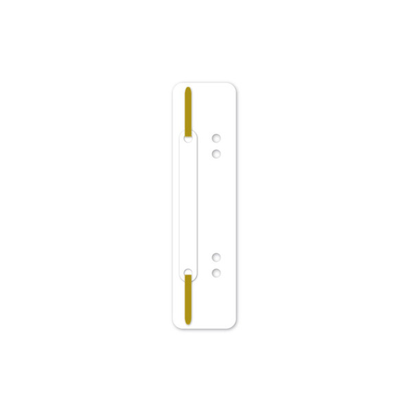 Kangaro relieurs à lamelles 6 et 8 cm avec perforation (100 pièces) - blanc 205369 - 1