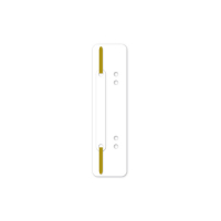 Kangaro relieurs à lamelles 6 et 8 cm avec perforation (100 pièces) - blanc 205369