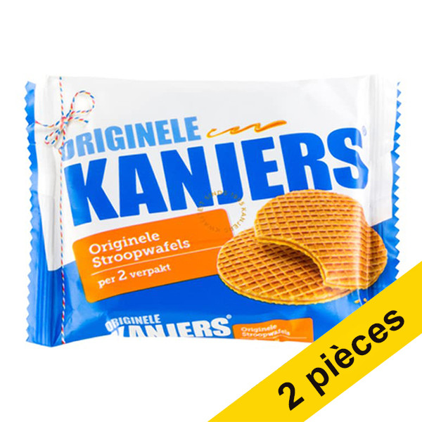 Kanjers Offre : 2x Kanjers gaufres hollandaises emballées par 2 (15 x 80 grammes)  404376 - 1