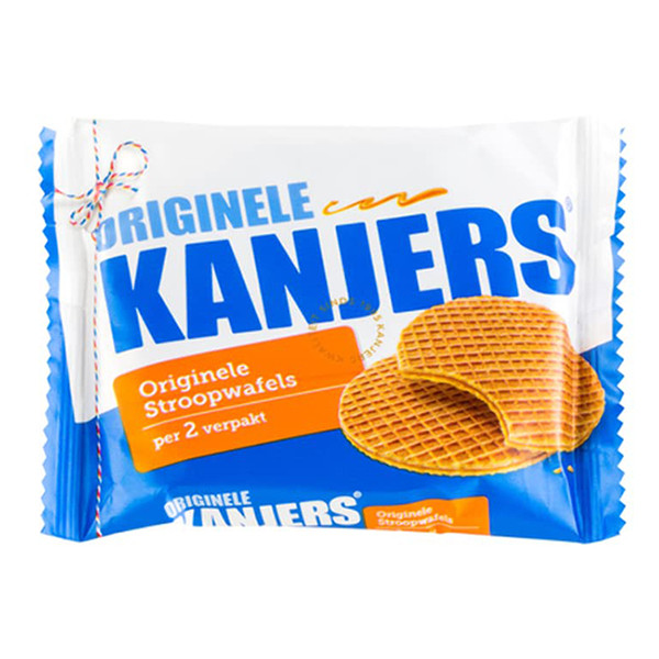 Kanjers gaufres hollandaises emballées par 2 (15 x 80 grammes) 764136 423704 - 1